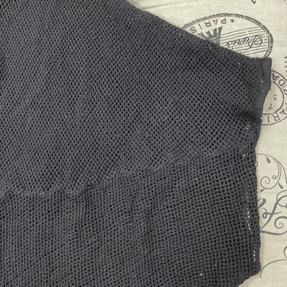 Sole Society Black Cardigan with Decorative Trim - Picture 5 of 9